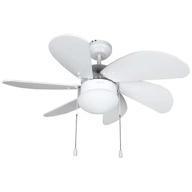 orbegozo-cp-15076-b-ventilador-de-techo-con-luz-6-aspas-de-madera-80-cm-50-w-bla image 1