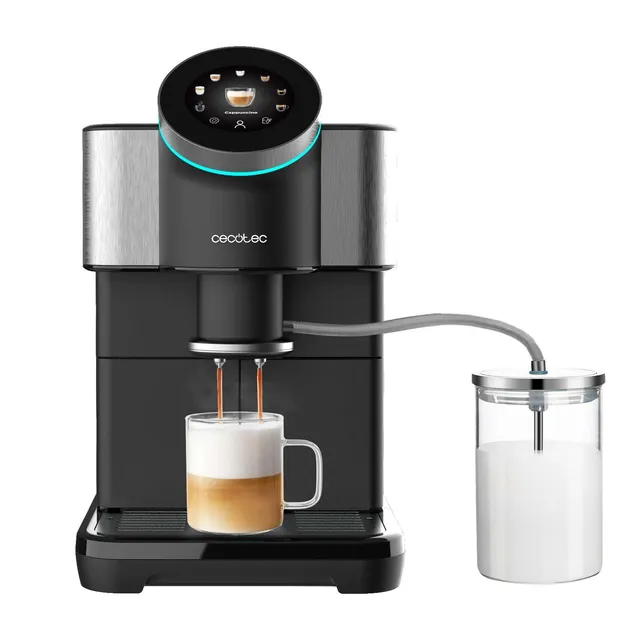 cecotec-cafetera-superautom-tica-t-ctil-cremmaet-spin-1450-w-19-bares-pantalla-t image 1