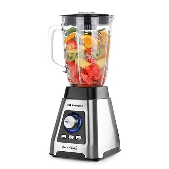 orbegozo-bv-15000-batidora-de-vaso-inox-1500-w-7-velocidades-jarra-de-cristal-1- image 1