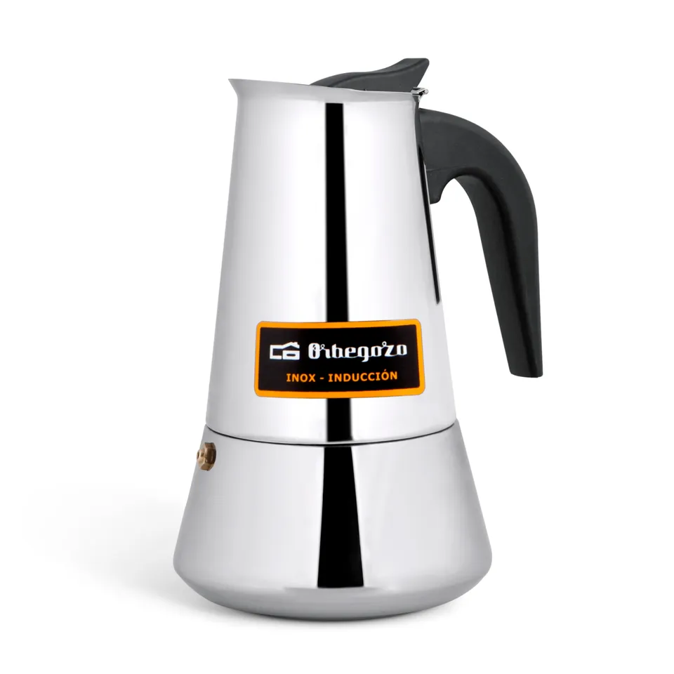 orbegozo-kfi-660-cafetera-italiana-de-acero-inoxidable-para-6-tazas-v-lvula-de-s image 1