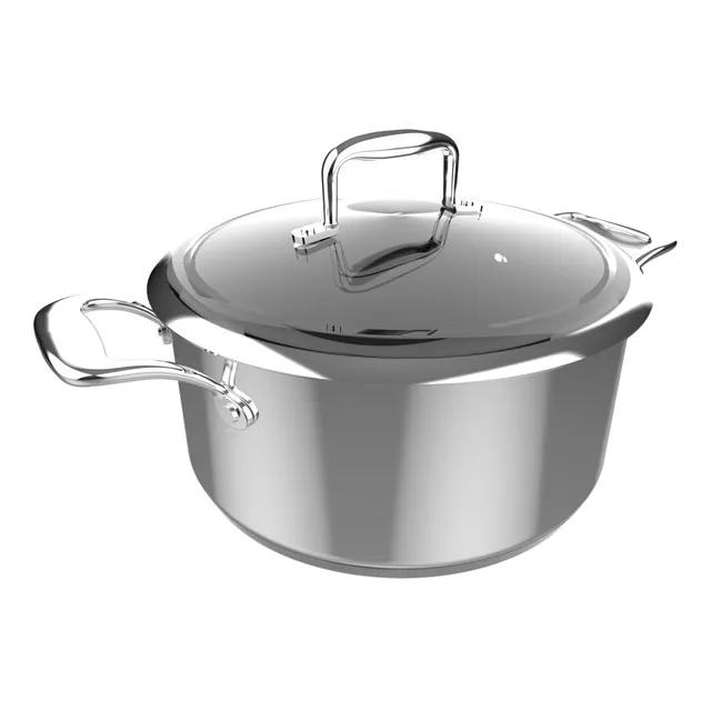 cecotec-polka-classy-24-pot-steel-olla-24-cm-4-l-acero-inoxidable-18-10-con-trip image 1