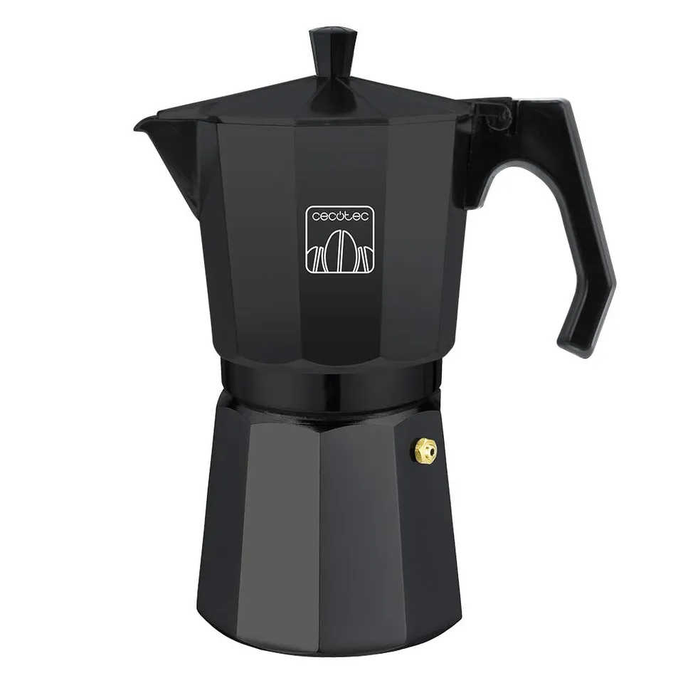 cecotec-mokclassic-300-black-cafetera-italiana-de-aluminio-fundido-para-3-tazas image 1