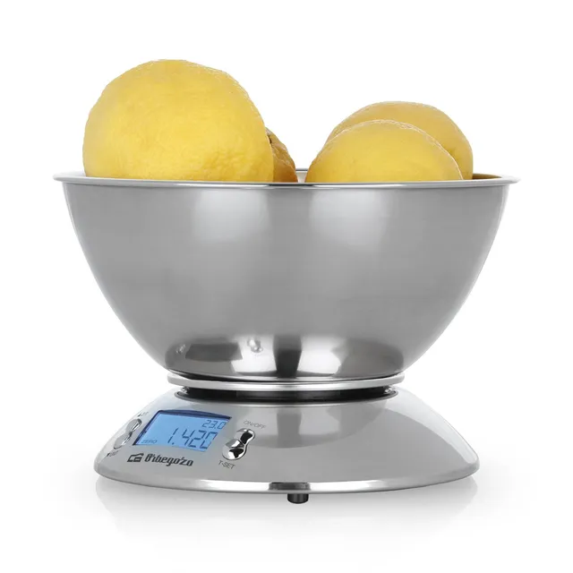 orbegozo-pc-2011-b-scula-de-cocina-digital-con-bol-y-carcasa-de-acero-inoxidable image 1