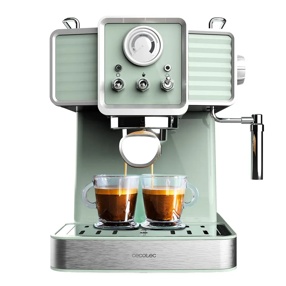 cecotec-power-espresso-20-tradizionale-light-green-cafetera-express-20-bares-con image 1