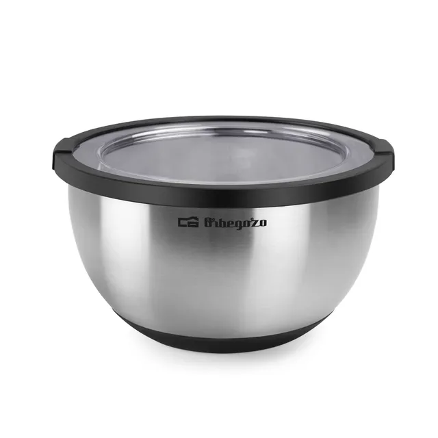 orbegozo-boa-5000-bol-de-cocina-de-acero-inoxidable-de-5-litros-con-base-de-sili image 1