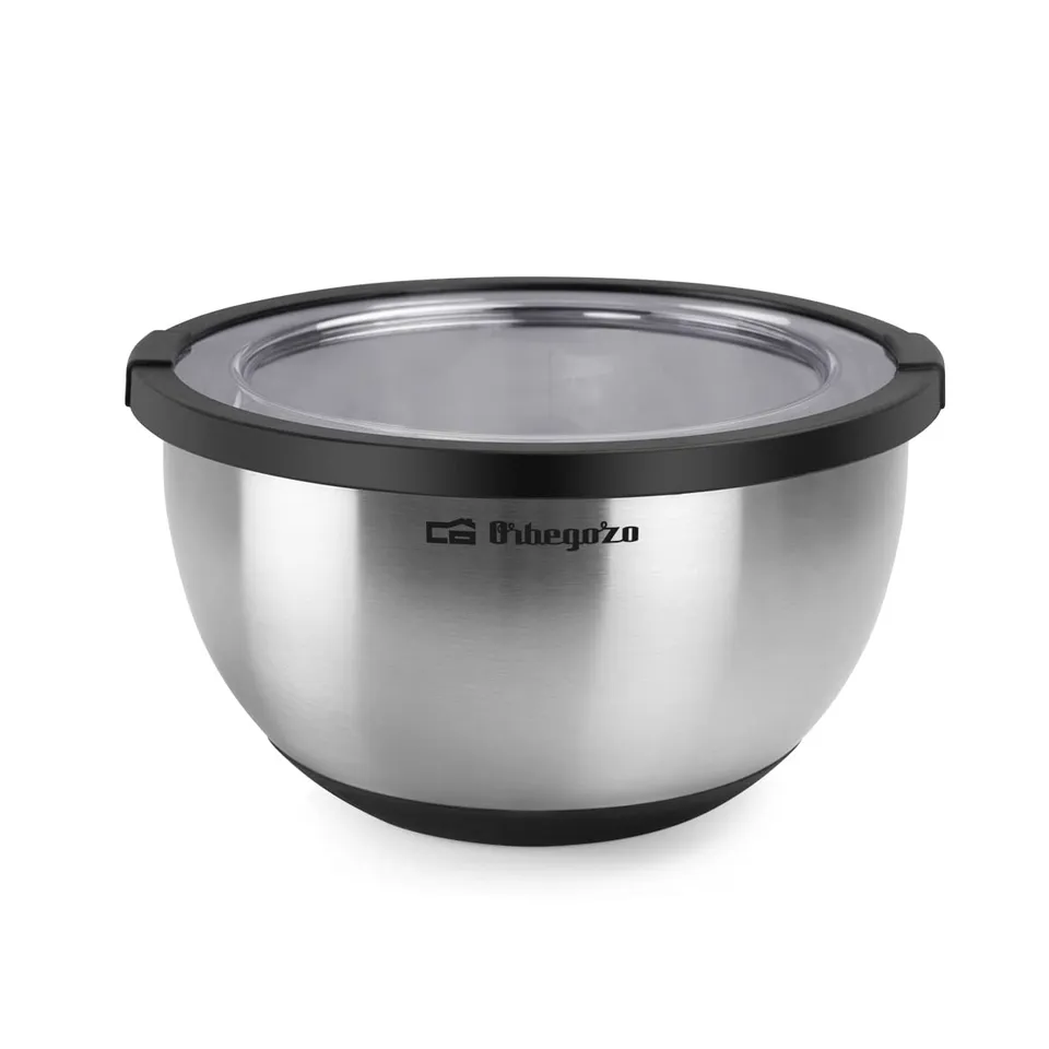 orbegozo-boa-5000-bol-de-cocina-de-acero-inoxidable-de-5-litros-con-base-de-sili image 1