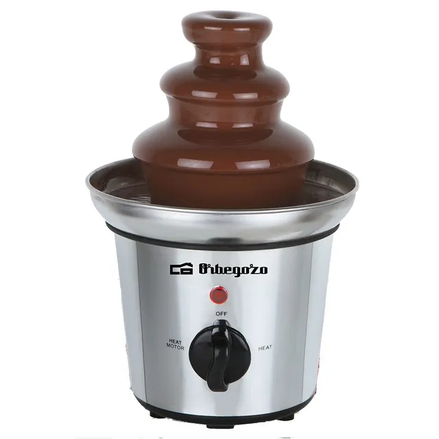 orbegozo-fch-4000-fuente-de-chocolate-de-acero-inoxidable-3-pisos-con-funci-n-ma image 1