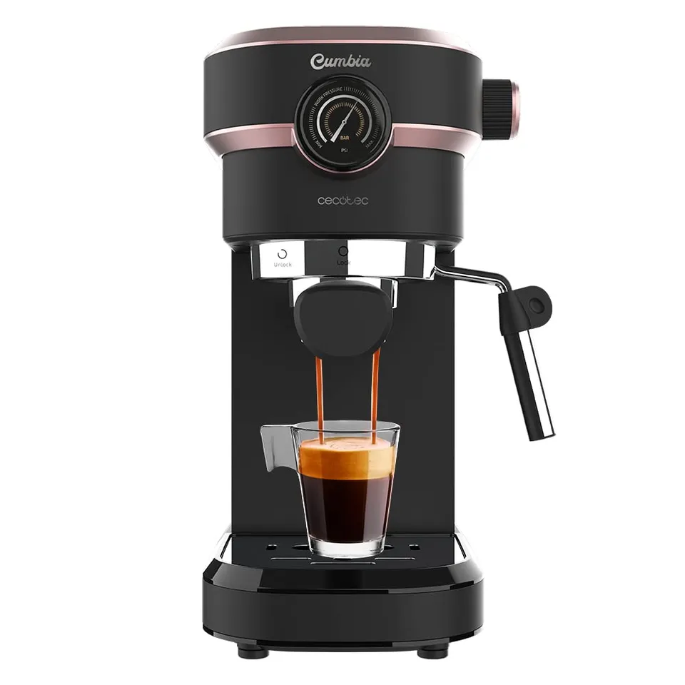 cecotec-cafelizzia-890-rose-pro-cafetera-espresso-1350-w-20-bares-thermoblock-ma image 1