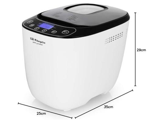 orbegozo-mhp-3500-panificadora-autom-tica-de-550-w-12-programas-pantalla-lcd-tem image 8