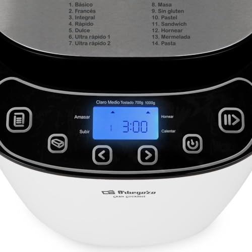 orbegozo-mhp-3500-panificadora-autom-tica-de-550-w-12-programas-pantalla-lcd-tem image 6
