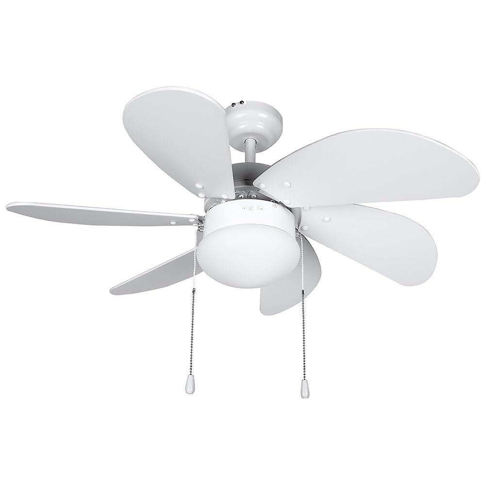 orbegozo-cp-15076-b-ventilador-de-techo-con-luz-6-aspas-de-madera-80-cm-50-w-bla image 1