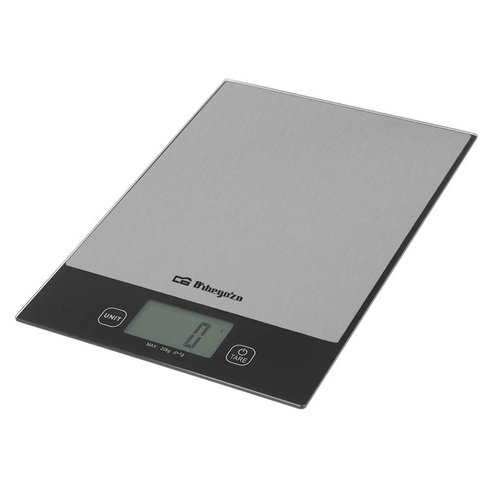 orbegozo-pc-2026-b-scula-de-cocina-digital-20-kg-cristal-templado-y-acero-inoxid image 1
