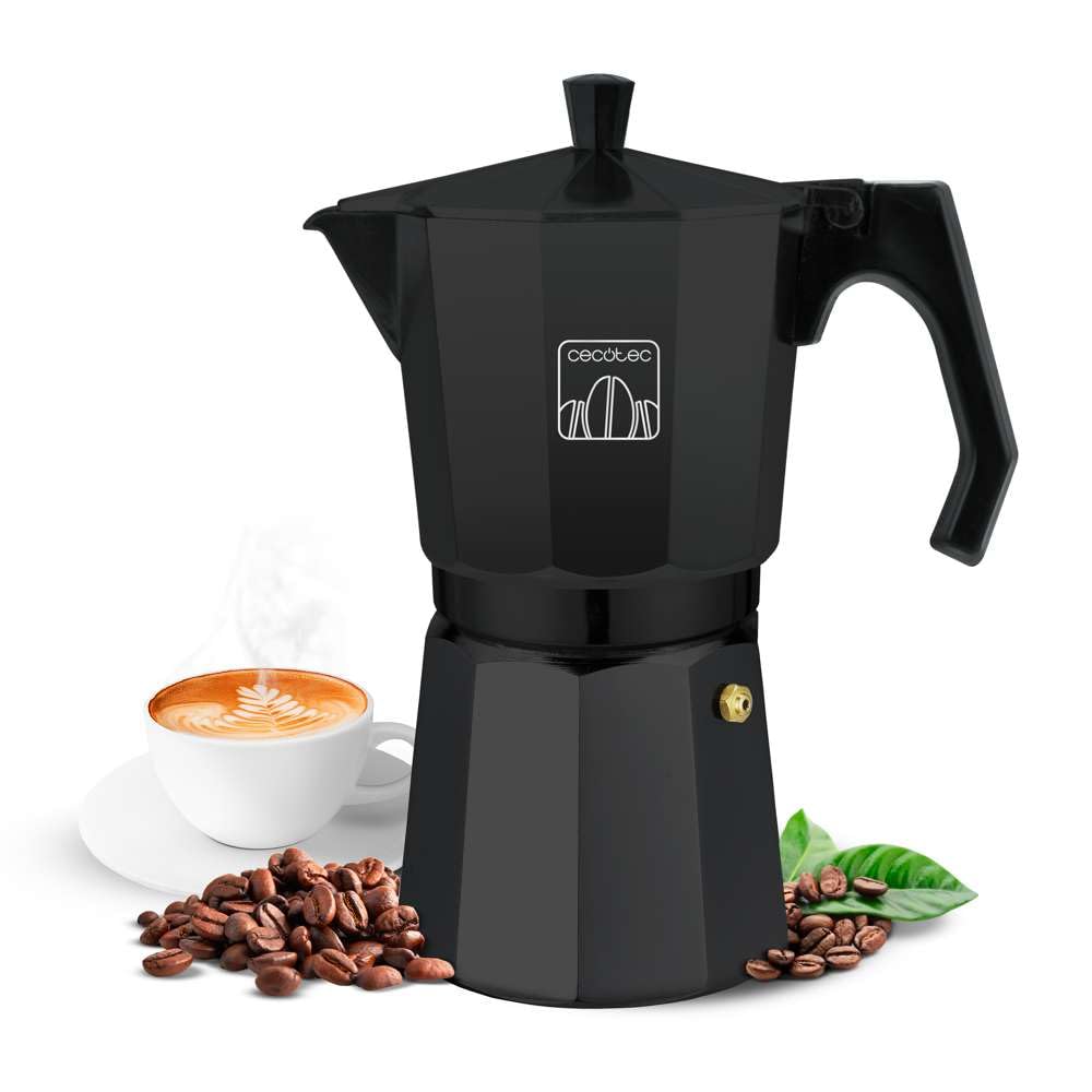 cecotec-cumbia-mokclassic-600-black-cafetera-italiana-de-aluminio-300-ml-para-6- image 1