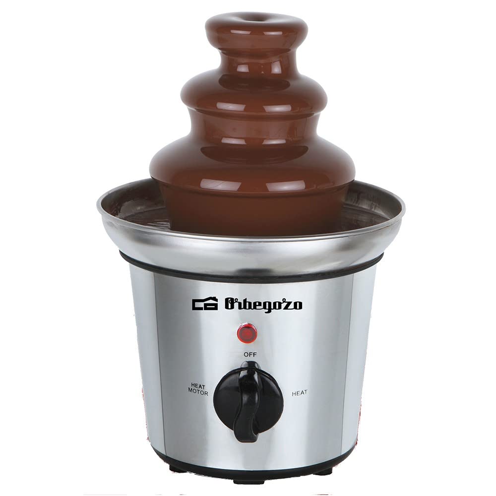 orbegozo-fch-4000-fuente-de-chocolate-de-acero-inoxidable-3-pisos-con-funci-n-ma image 1