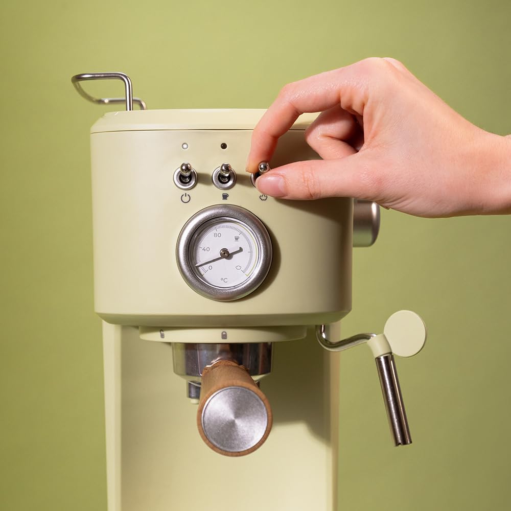 cecotec-power-espresso-20-retro-green-cafetera-espresso-compacta-1100-w-20-bares image 4