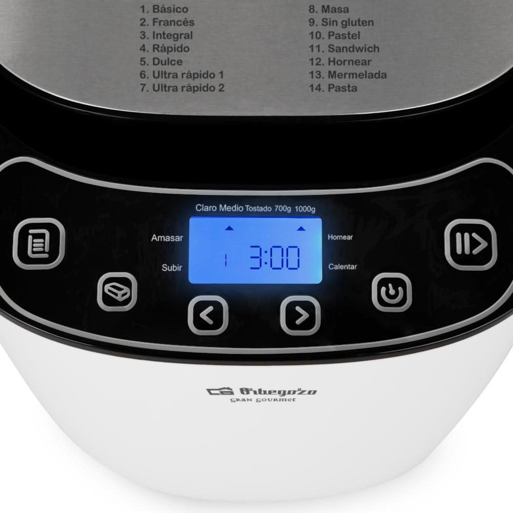 orbegozo-mhp-3500-panificadora-autom-tica-de-550-w-12-programas-pantalla-lcd-tem image 2