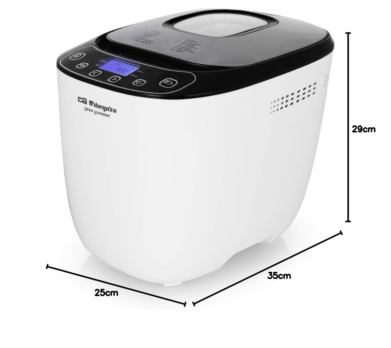 orbegozo-mhp-3500-panificadora-autom-tica-de-550-w-12-programas-pantalla-lcd-tem image 4