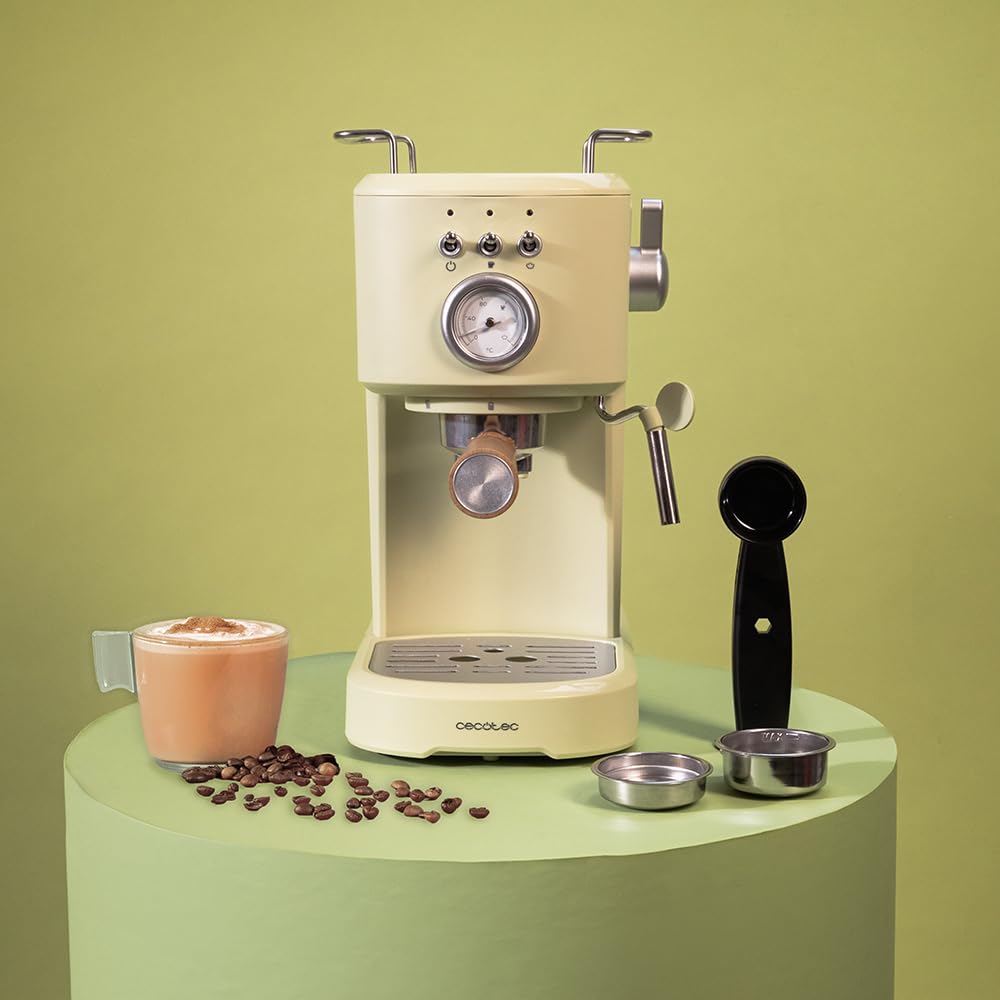 cecotec-power-espresso-20-retro-green-cafetera-espresso-compacta-1100-w-20-bares image 3