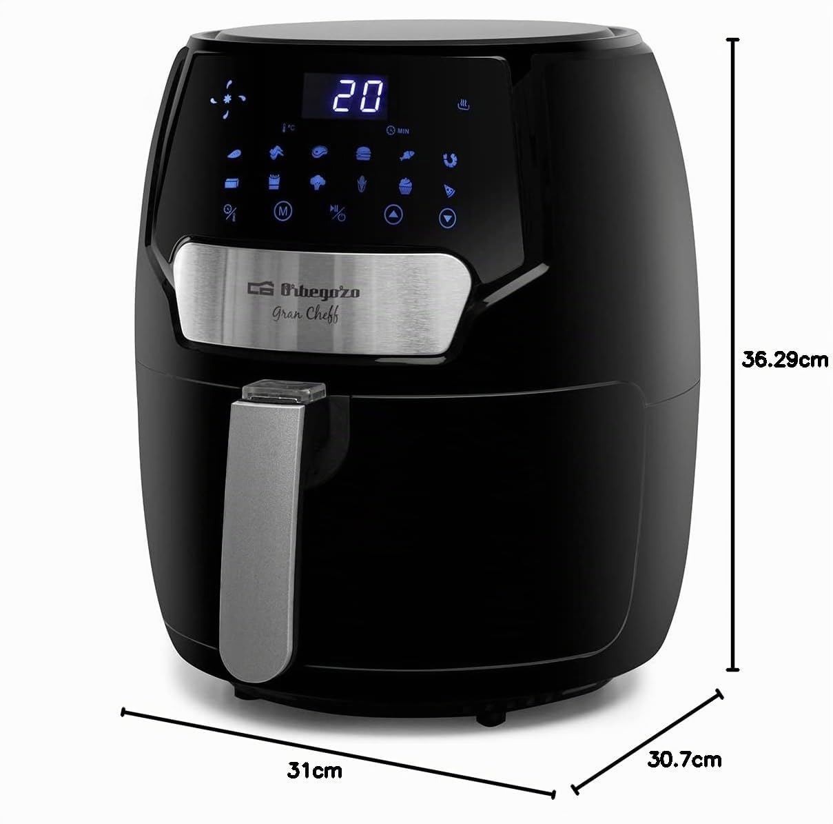 orbegozo-fdr-65-freidora-sin-aceite-air-fryer-4-l-1500-w-12-programas-termostato image 4