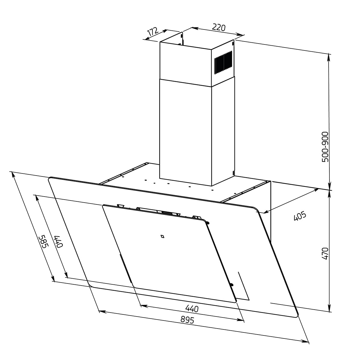 orbegozo-ds-80190-n-campana-extractora-decorativa-90-cm-clase-a-cristal-templado image 7
