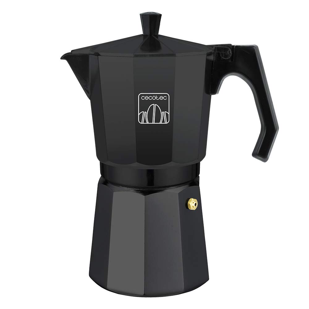 cecotec-mokclassic-300-black-cafetera-italiana-de-aluminio-fundido-para-3-tazas image 1