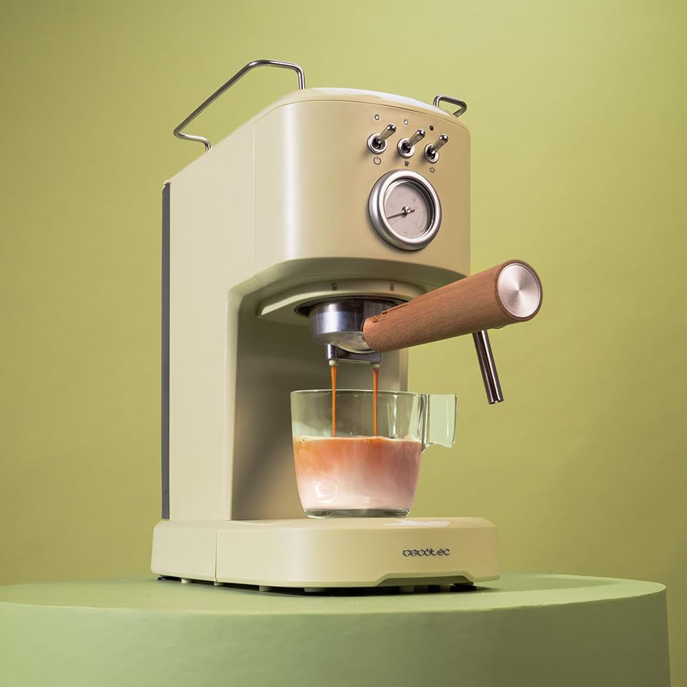cecotec-power-espresso-20-retro-green-cafetera-espresso-compacta-1100-w-20-bares image 5