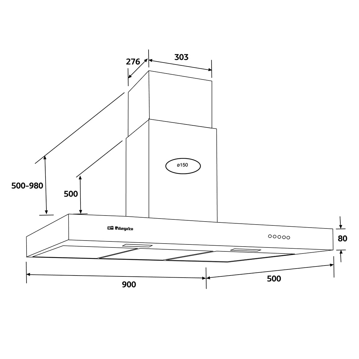 orbegozo-ds-56190-b-in-campana-extractora-decorativa-90-cm-de-acero-inoxidable-6 image 3