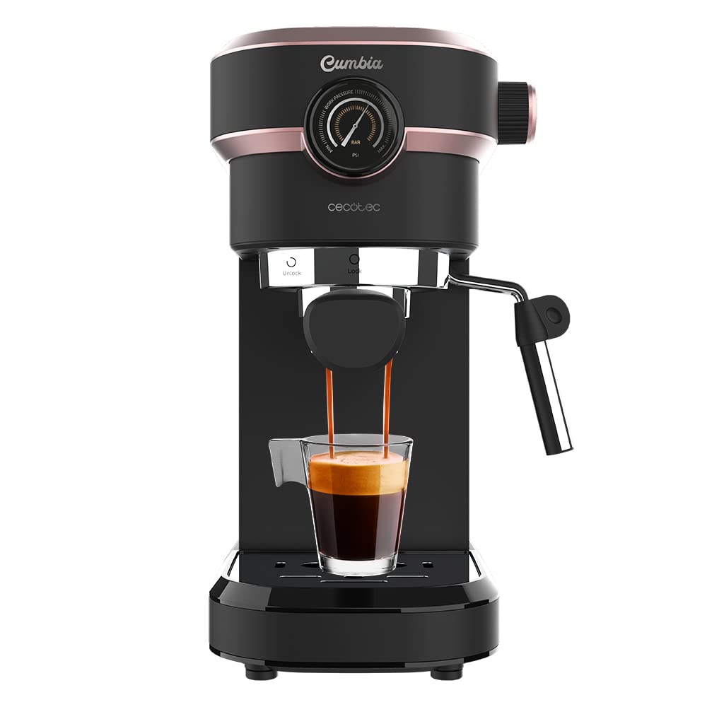 cecotec-cafelizzia-890-rose-pro-cafetera-espresso-1350-w-20-bares-thermoblock-ma image 1