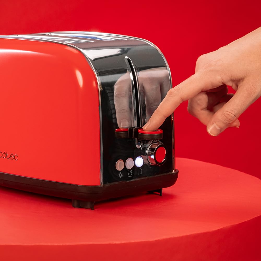 cecotec-tostador-vertical-toastin-time-850-red-850-w-doble-ranura-corta-y-ranura image 6