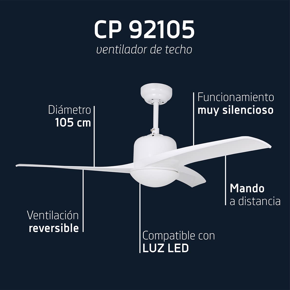 orbegozo-cp-92105-ventilador-de-techo-con-luz-mando-a-distancia-aspas-de-105-cm- image 3