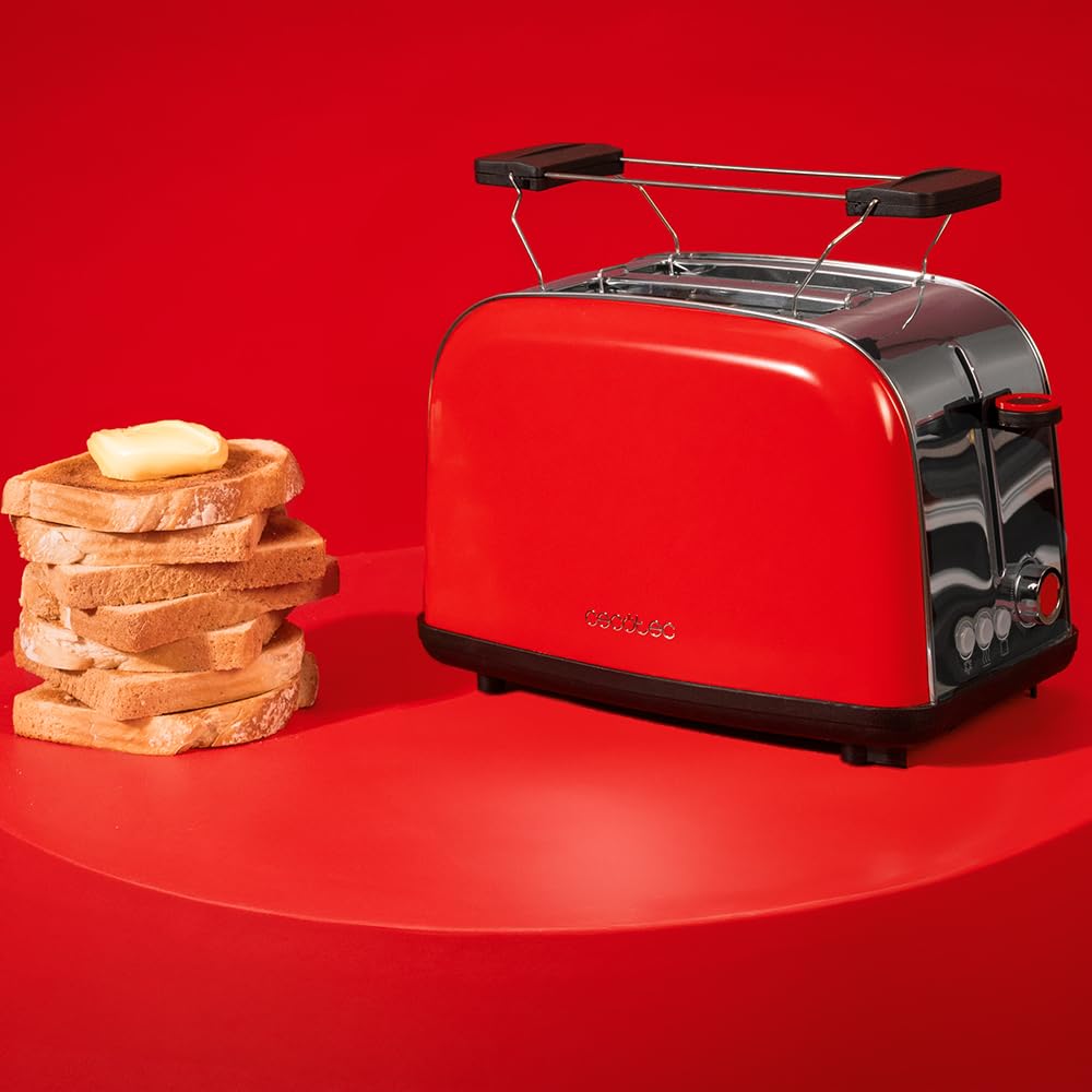 cecotec-tostador-vertical-toastin-time-850-red-850-w-doble-ranura-corta-y-ranura image 5