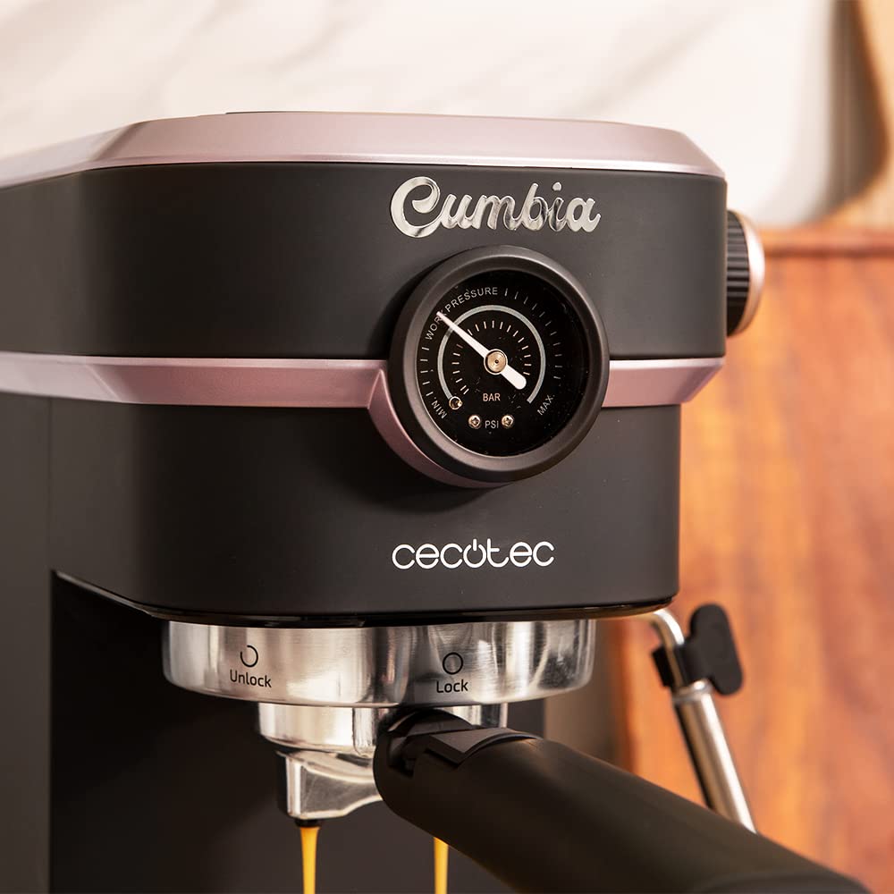 cecotec-cafelizzia-890-rose-pro-cafetera-espresso-1350-w-20-bares-thermoblock-ma image 5