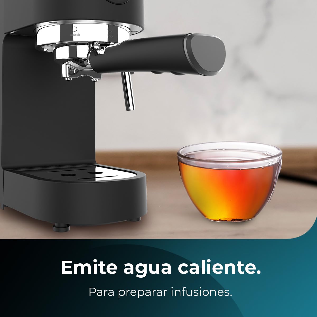 cecotec-cafelizzia-fast-pro-cafetera-espresso-1350-w-con-thermoblock-20-bares-fo image 6