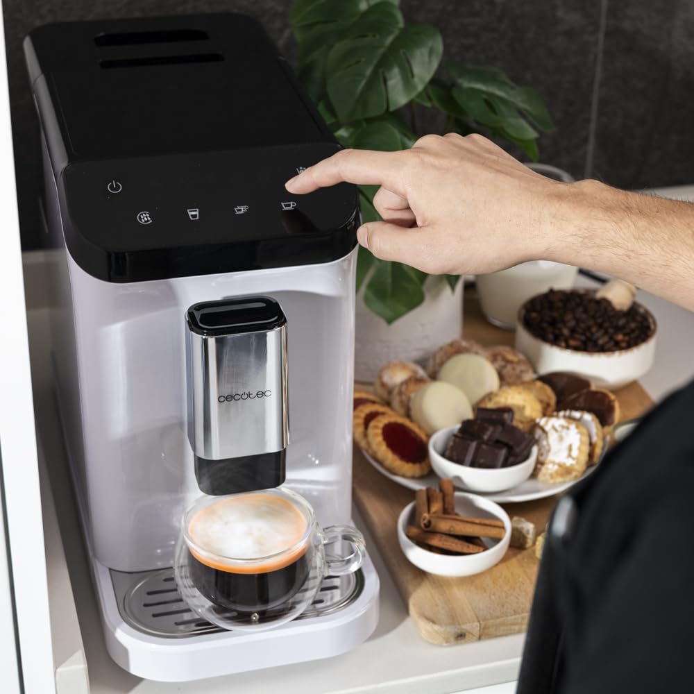 cecotec-cafetera-superautom-tica-cremmaet-macchia-white-1350-w-bomba-19-bares-mo image 6