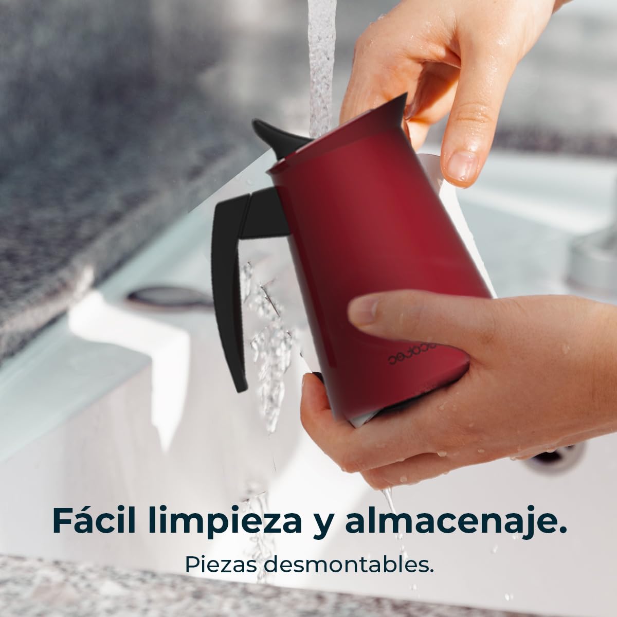 cecotec-cafetera-italiana-piccolina-400-red-acero-inoxidable-200-ml-4-tazas-apta image 5
