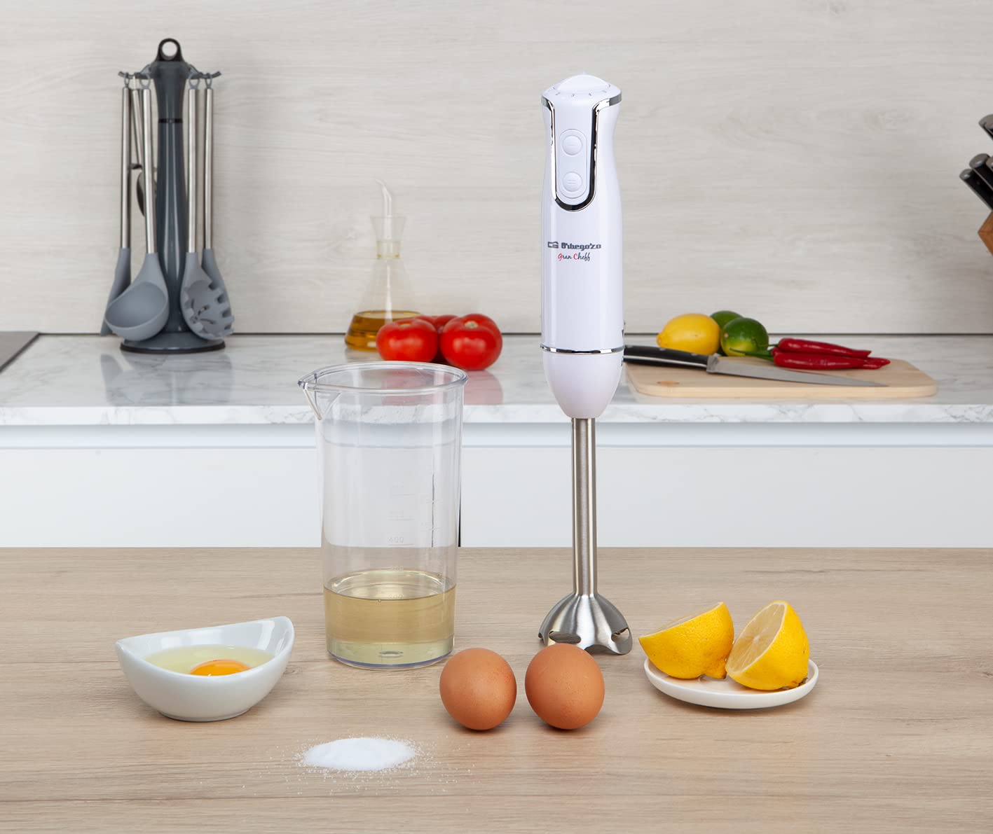 orbegozo-bt-2220-batidora-de-mano-800-w-2-velocidades-brazo-de-acero-inox-vaso-6 image 2