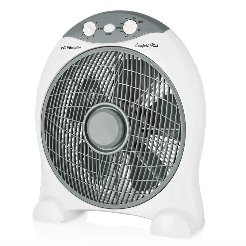 orbegozo-bf-1030-ventilador-de-suelo-box-fan-de-30-cm-45-w-3-velocidades-blanco image 1