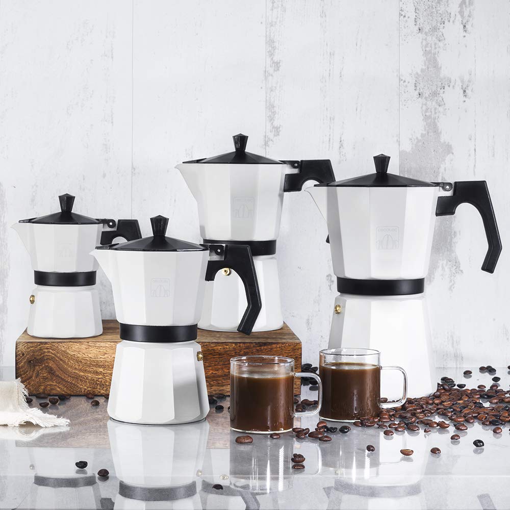 cecotec-cafetera-italiana-mokclassic-900-beige-aluminio-9-tazas-450-ml-apta-para image 7
