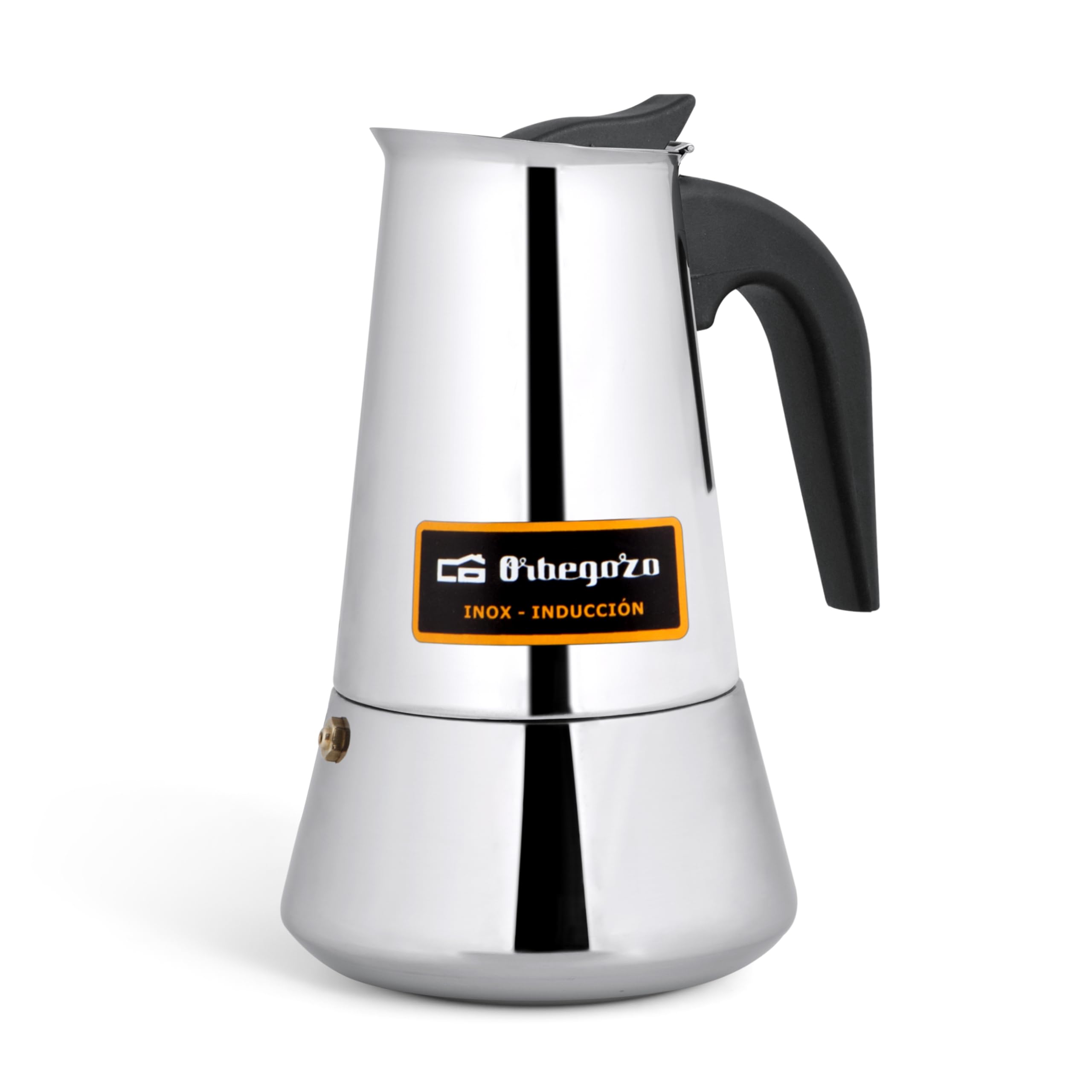 orbegozo-kfi-660-cafetera-italiana-de-acero-inoxidable-para-6-tazas-v-lvula-de-s image 1