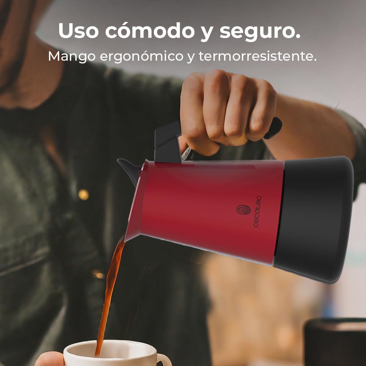 cecotec-cafetera-italiana-piccolina-400-red-acero-inoxidable-200-ml-4-tazas-apta image 7