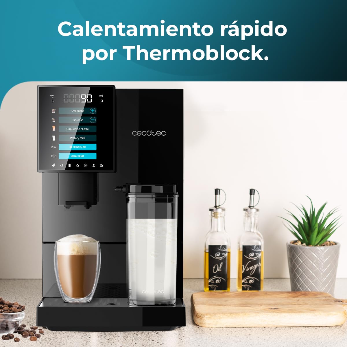 cecotec-cremmaet-compactccino-black-cafetera-superautom-tica-19-bares-thermobloc image 5