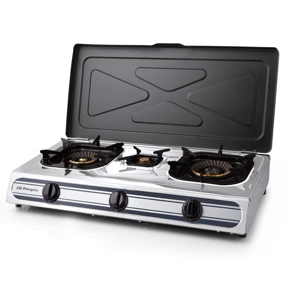orbegozo-fo-3510-hornillo-a-gas-de-3-quemadores-2-triple-corona-con-cuerpo-inox- image 2