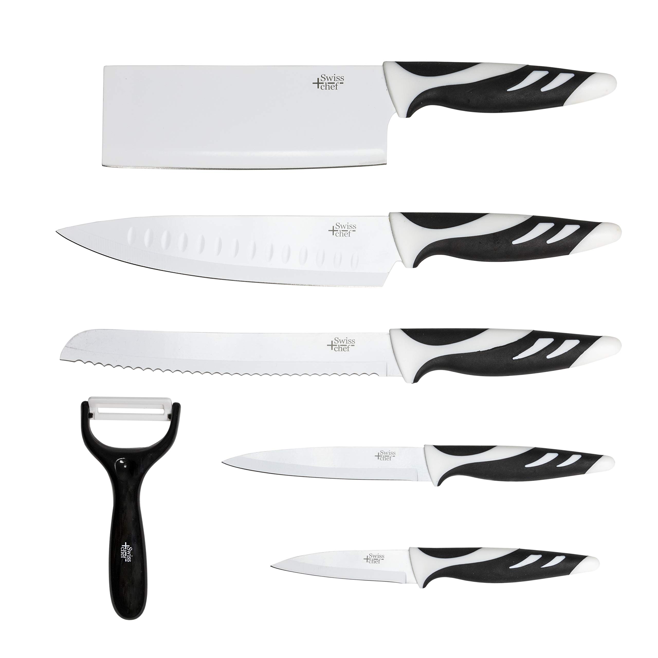 cecotec-juego-de-6-cuchillos-swiss-chef-profesionales-de-estilo-suizo-en-negro-a image 7