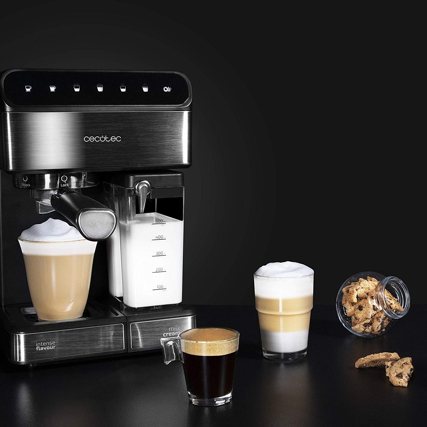 cecotec-power-instant-ccino-20-touch-serie-nera-cafetera-semiautom-tica-20-bares image 4