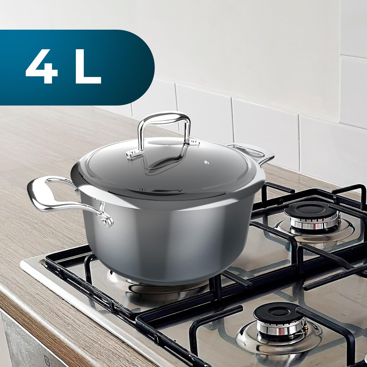 cecotec-polka-classy-24-pot-steel-olla-24-cm-4-l-acero-inoxidable-18-10-con-trip image 3