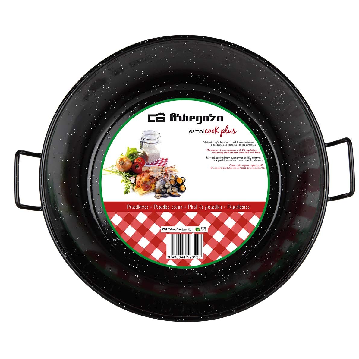 orbegozo-pxh-4040-paellera-honda-esmaltada-de-40-cm-apta-para-gas-y-le-a image 2