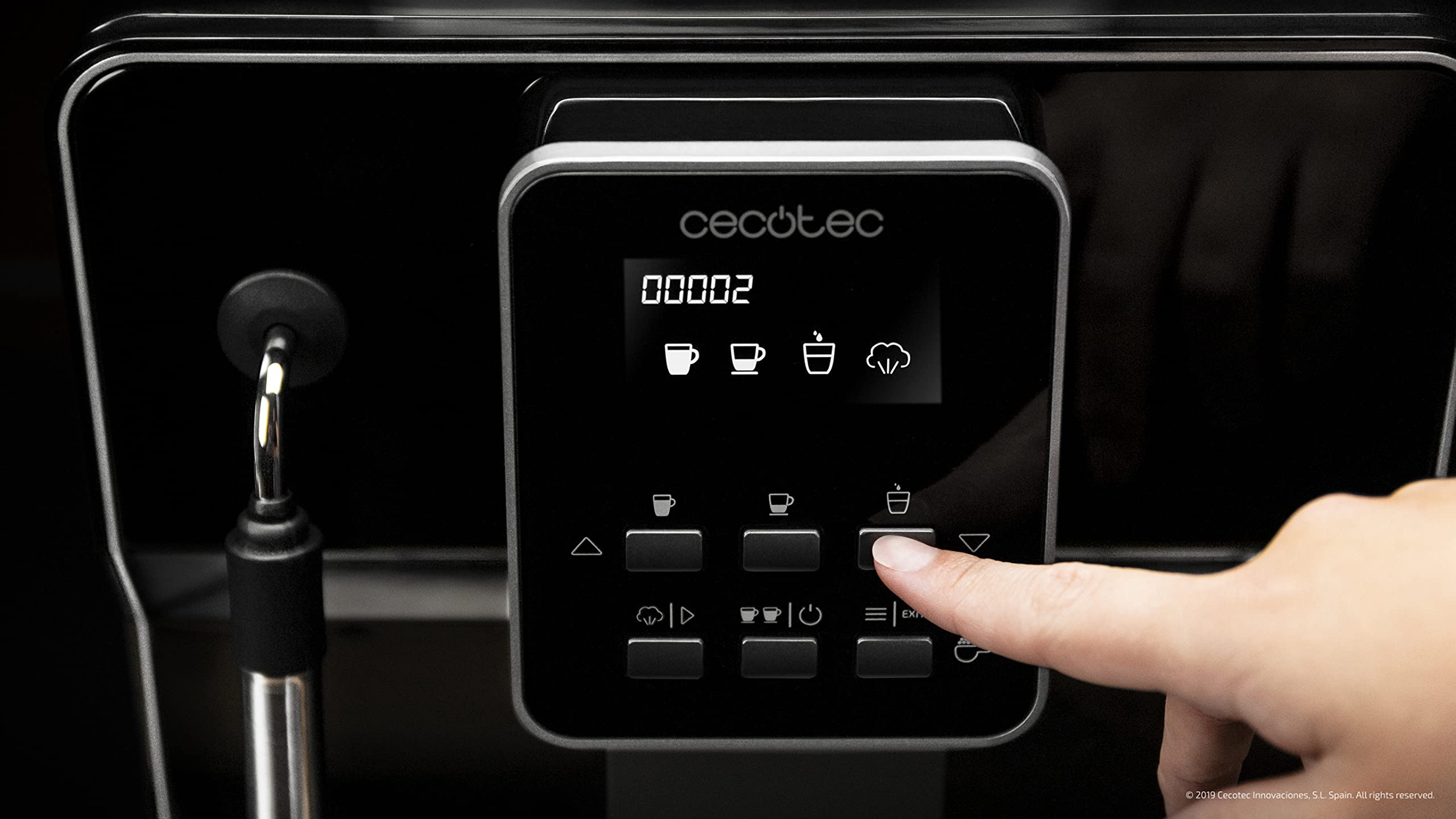 cecotec-power-matic-ccino-6000-serie-nera-cafetera-superautom-tica-1350-w-19-bar image 4