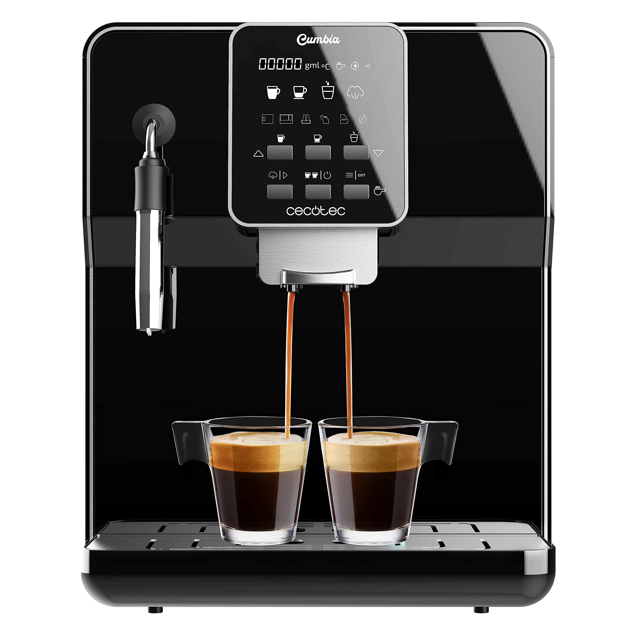 cecotec-power-matic-ccino-6000-serie-nera-cafetera-superautom-tica-1350-w-19-bar image 2
