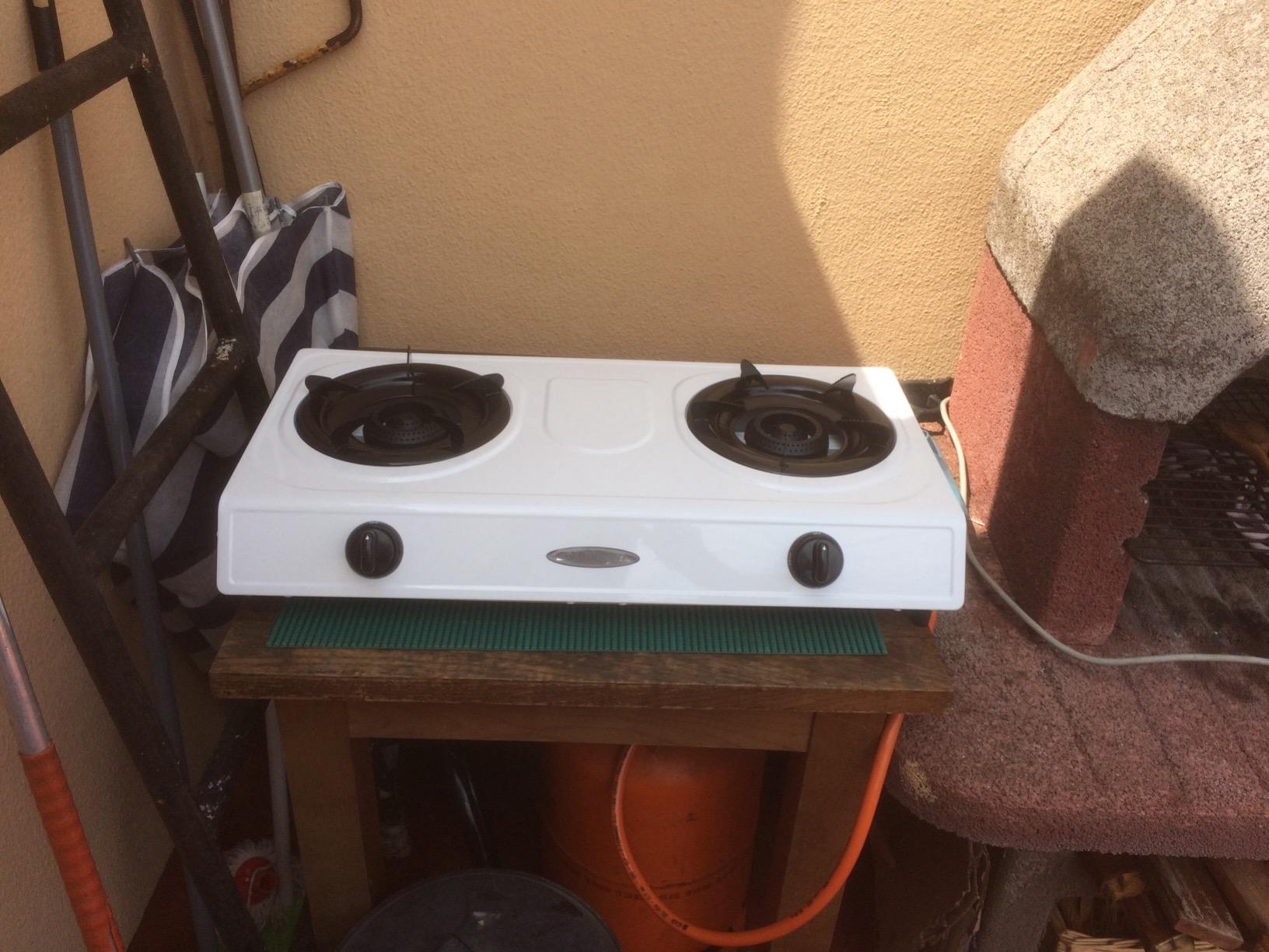 Como cocinar en casa, pero fuera