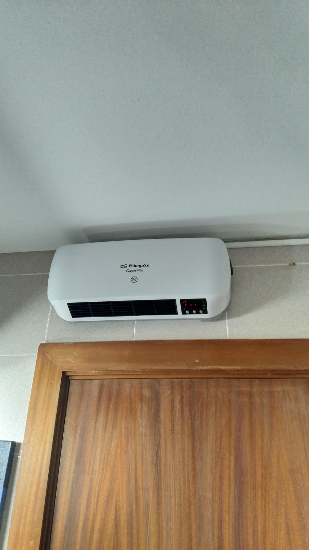 Calienta el baño en un minuto